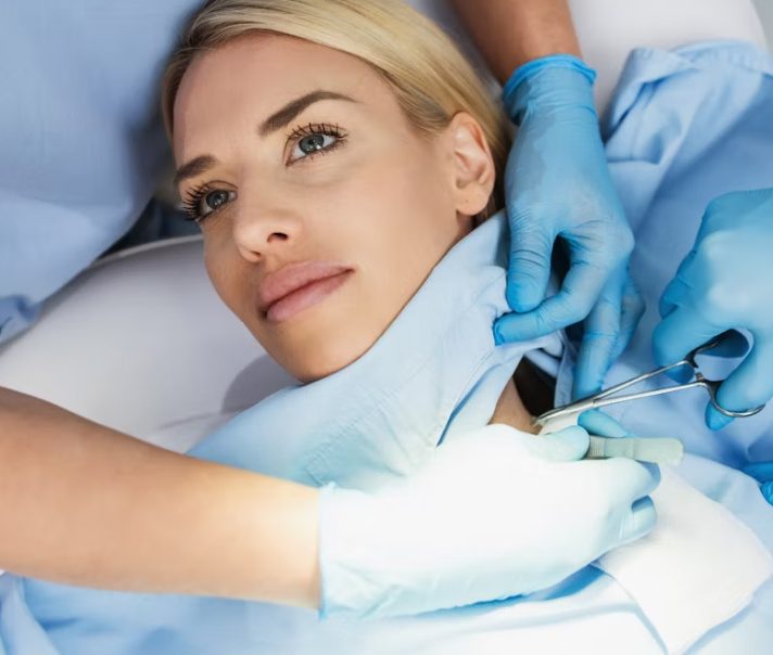 Minor procedure in a clinic setting